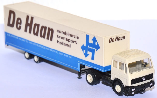 Mercedes-​Benz 1628 LSKoffersattelzug De Haan Holland