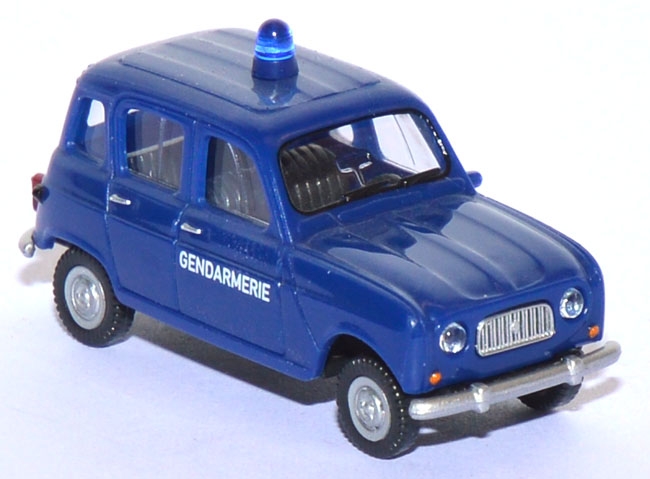 Renault R4 Gendarmerie Polizei Frankreich blau