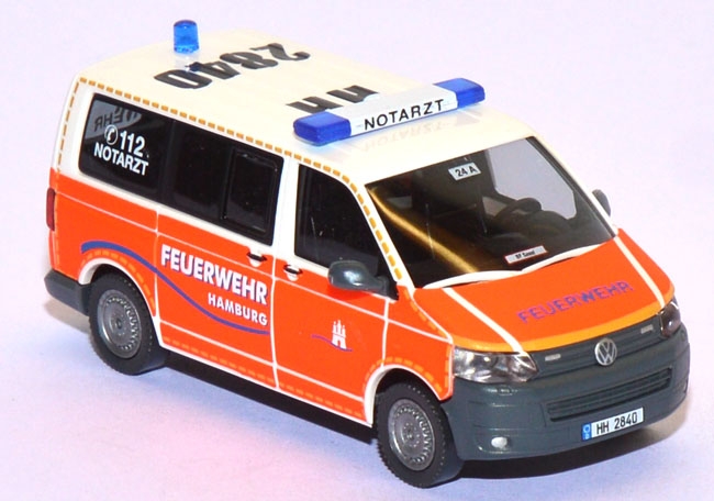 VW T5 Bus GP Multivan NEF F24 BF Hamburg Sasel HH 2840 Feuerwehr