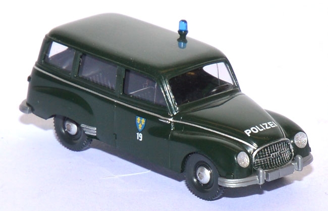 DKW Universal Polizei Wiesbaden dunkelgrün