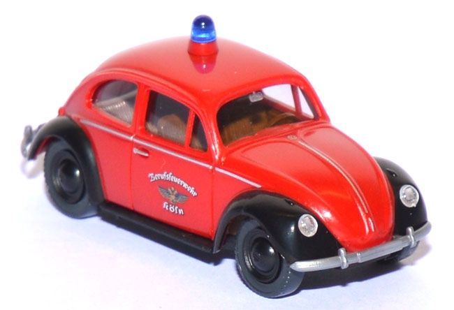 VW Käfer 1200 Berufsfeuerwehr Köln rot