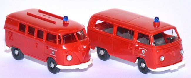 VW T1 / T2 Bus Feuerwehr Set Stiftung Automuseum Edition 17