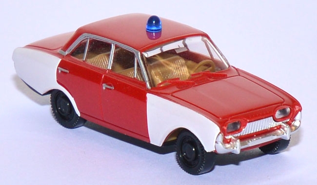 Ford Taunus 17 M '60 Badewanne Feuerwehr rot