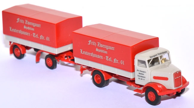 MAN 750 Pritschen-Lastzug Spedition Zwengauer Leutershausen