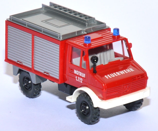 Mercedes-Benz Unimog U 1300 L Tanklöschfahrzeug Feuerwehr rot