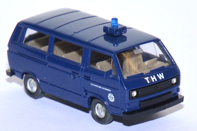 VW T3 Bus THW blau