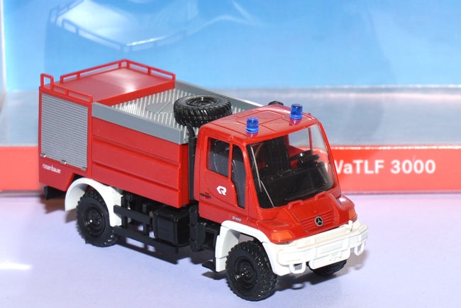 Mercedes-​​​Benz Unimog U 400 WaTLF 3000 Rosenbauer Feuerwehr rot