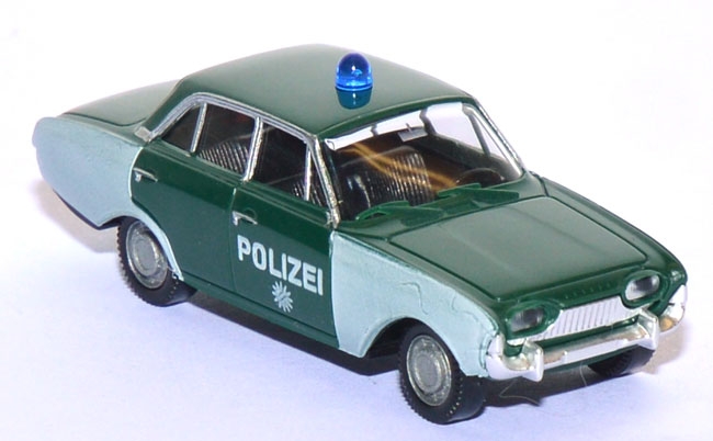 Ford Taunus 17 M '60 Badewanne Polizei kieferngrün