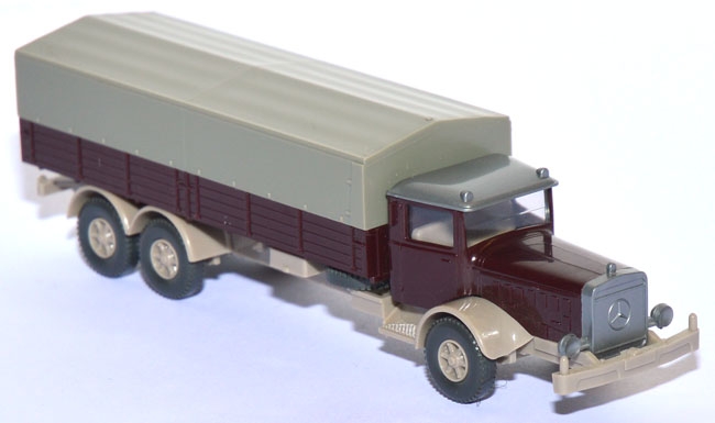 Mercedes-​​​​​​​Benz L 10000 Pritschen-​​​​​​​LKW schwarzrot