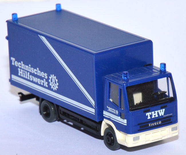 Iveco EuroCargo Gerätewagen THW ultramarinblau