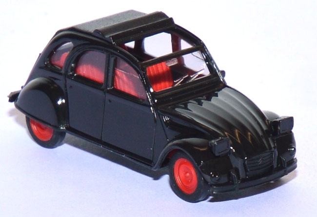 Citroen 2 CV 6 Ente offen schwarz