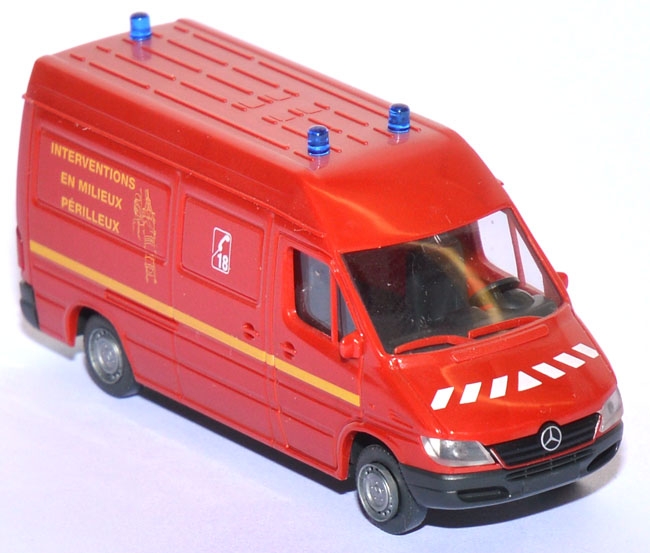 Mercedes-​Benz Sprinter 2 Kasten Hochdach Pompiers Feuerwehr Frankreich