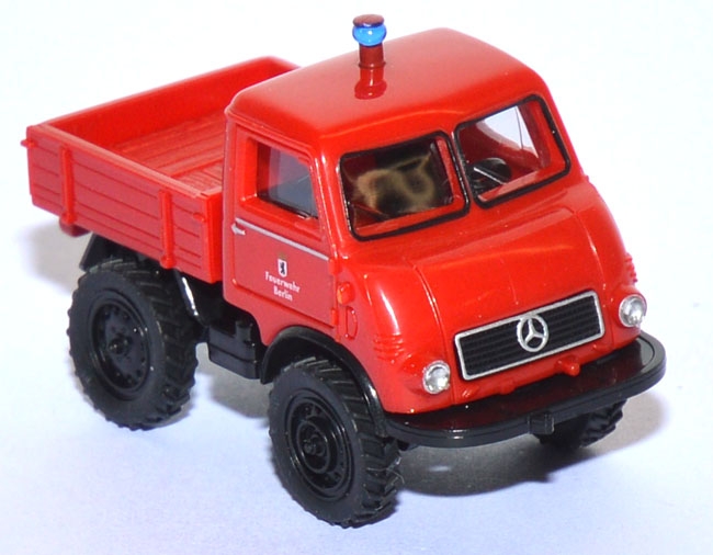 Mercedes-Benz Unimog U 401 Pritsche Feuerwehr Berlin rot