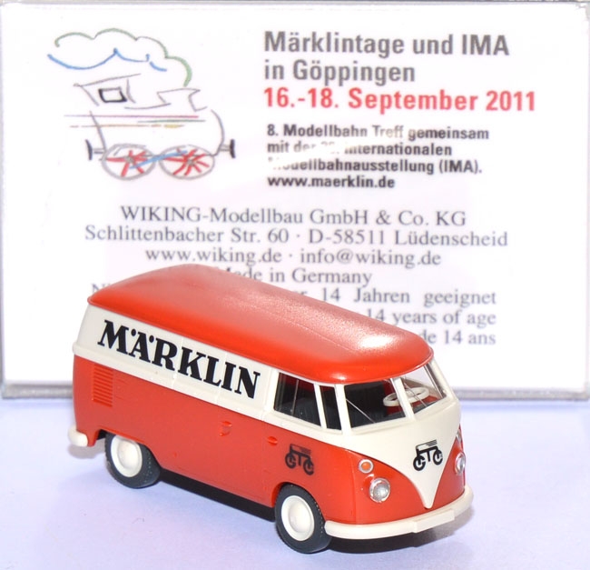 VW T1 Kasten Märklin rot