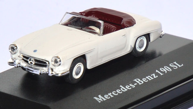 Mercedes-Benz 190 SL offen weiß