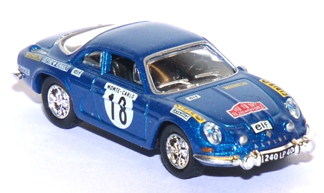 Renault Alpine A110 Rallye #18 blau