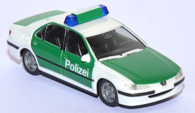 Peugeot 406 Polizei grün