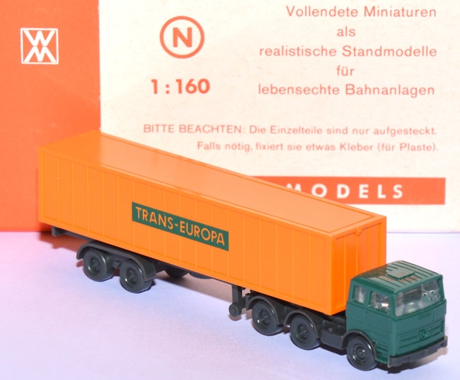 Mercedes-​Benz LPS 2224 Containersattelzug Trans-​Europa