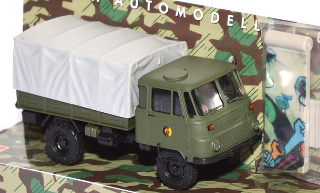 Robur LO 2002 A Pritschen-LKW NVA Militär und Mauerstein 50217