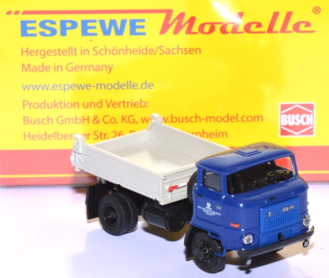 IFA L60 LKW Kipper Gebr. Hartmann Papierfabrik blau