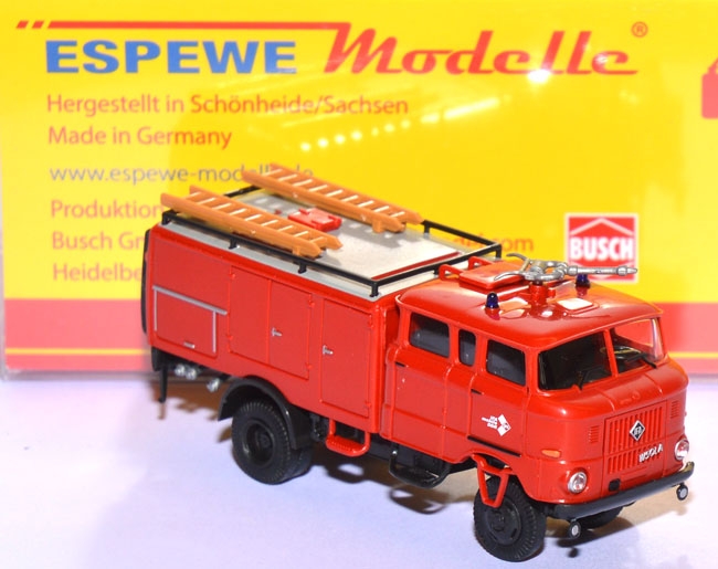 IFA W50 TLF 16 Feuerwehr Messe mit IFA-Logo 95257