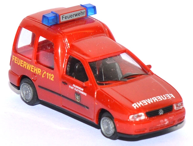 VW Caddy 2 Feuerwehr Plettenberg rot