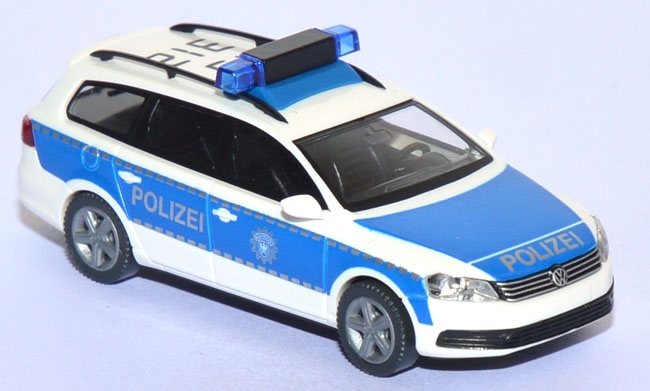 VW Passat B7 Variant Bundespolizei verkehrsblau