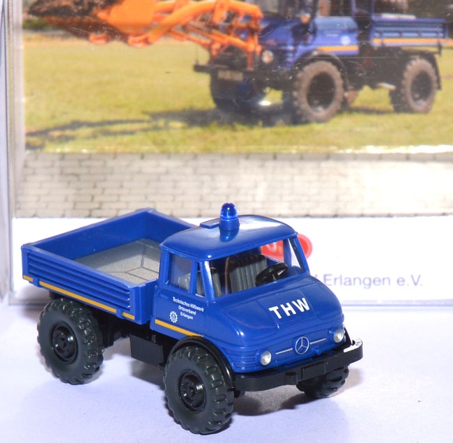 Mercedes-Benz Unimog U 70 (406) THW OV Erlangen ultramarinblau