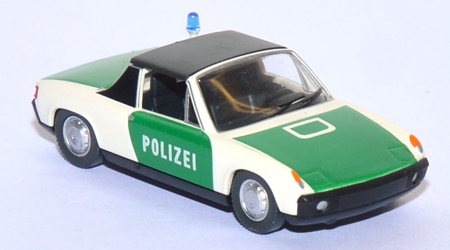 VW Porsche 914 Polizei Düsseldorf weiß / minzgrün