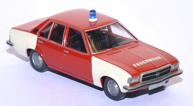 Opel Rekord D Feuerwehr weiß rot