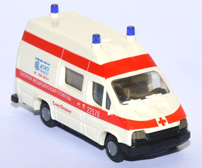 Ford Transit Russische Ambulance St. Petersburg weiß 43786