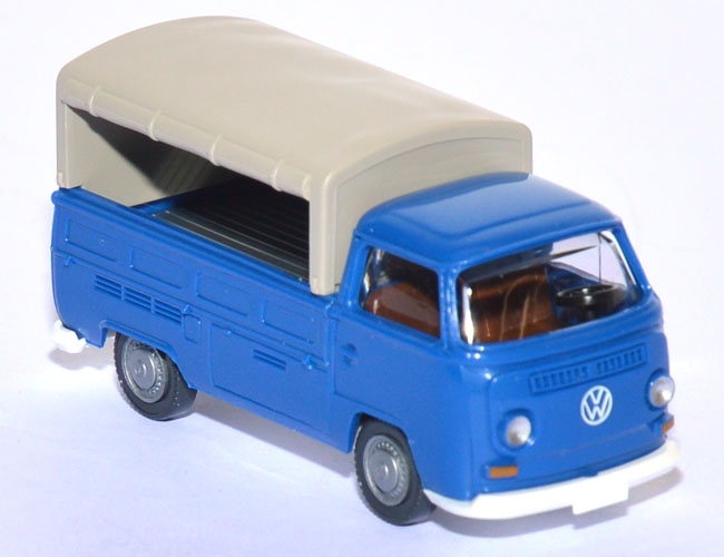 VW T2 Pritsche mit Plane enzianblau