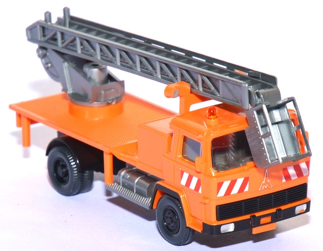 Magirus 100 D 7 F Hebebühnenwagen Kommunal orange