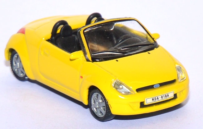 Ford Street KA Cabrio offen gelb