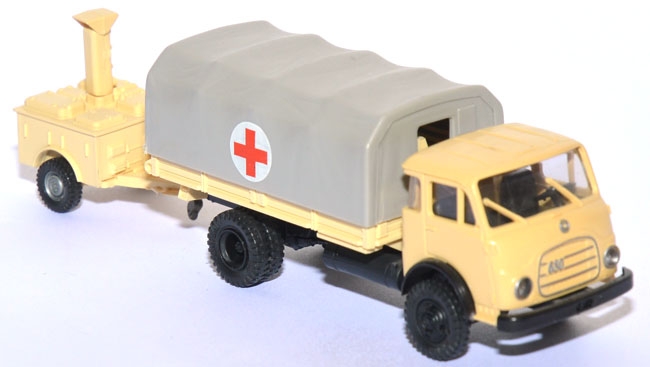 Steyr 680 Pritschen-​​​LKW mit Feldküche Rotes Kreuz