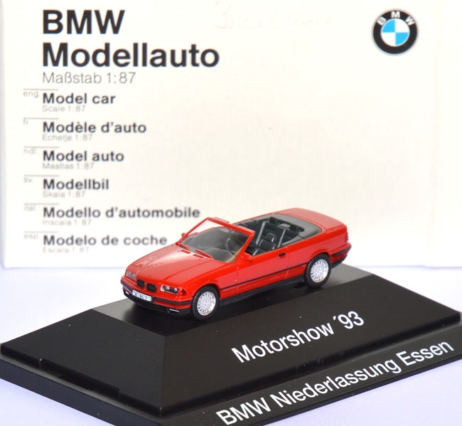 BMW 325i Cabrio Motorshow ´93 Essen eor