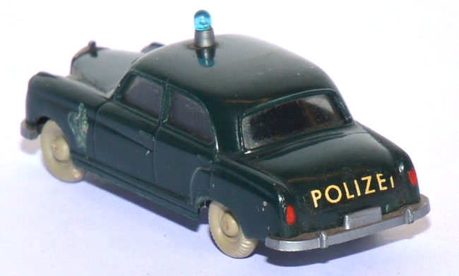 Mercedes-​​Benz 220 Ponton Polizei schwarzgrün