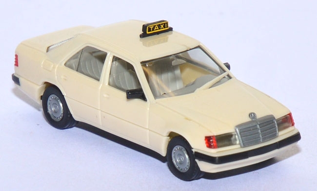 Mercedes-​Benz 300 E (W124) Taxi hellelfenbein