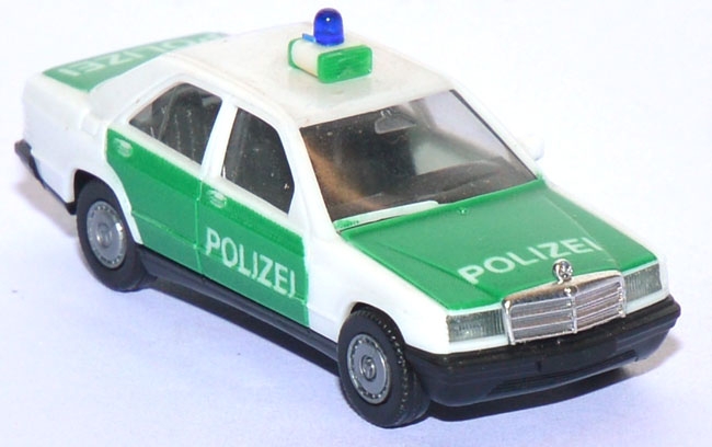 Mercedes-​Benz 190 E Polizei grün