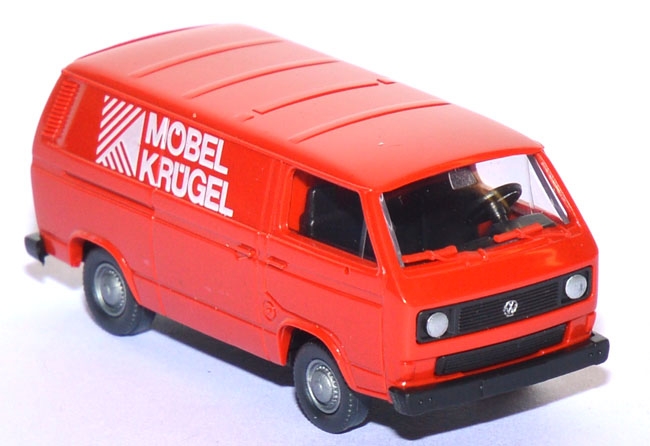 VW T3 Kasten Möbel Krügel rot