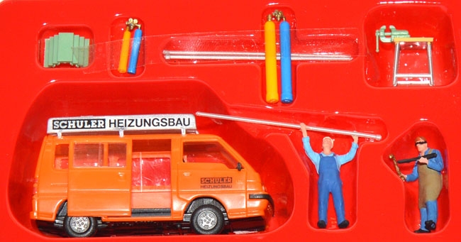 Mitsubishi L 300 Schuler-Heizungsbau mit 2 Monteuren und Zubehör