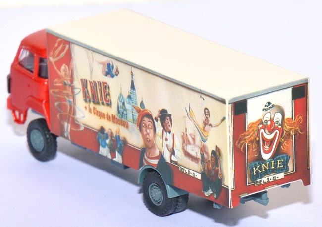 Saurer D 250 Koffer Reklamewagen Moskauer Zirkus Zirkus Knie 1985