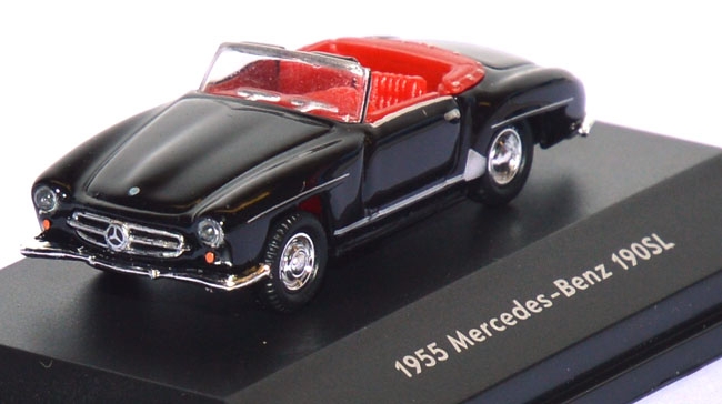 Mercedes-​Benz 190L Cabrio offen schwarz