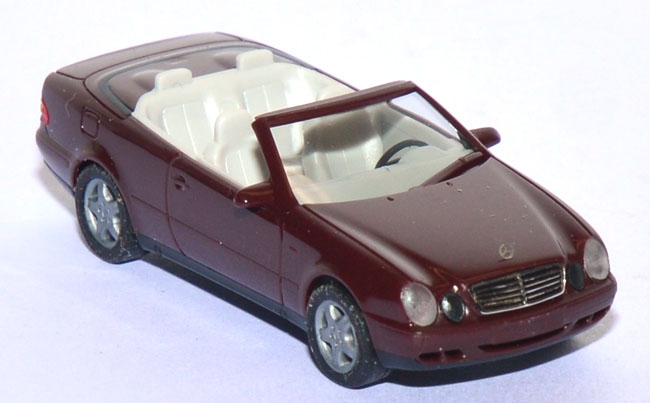 Mercedes-​Benz CLK Cabrio (A208) dunkelweinrot