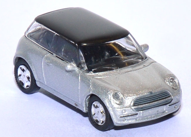 New Mini Cooper silber