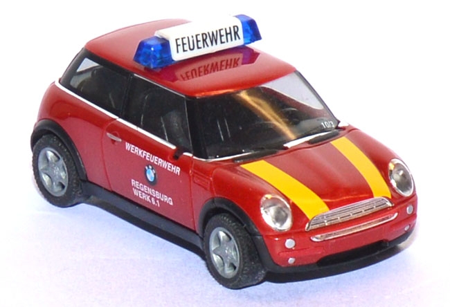 New Mini Cooper BMW Regensburg Werkfeuerwehr