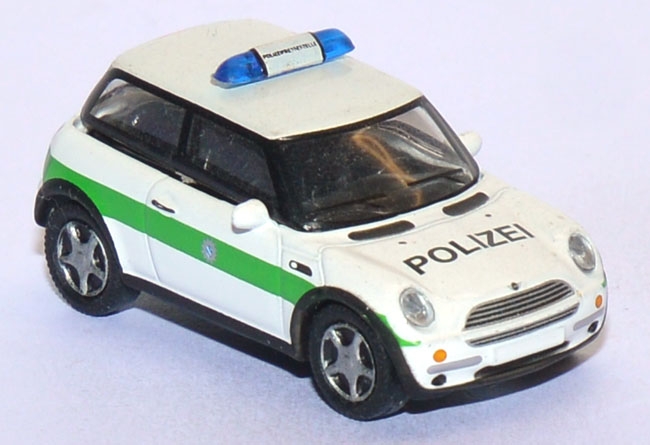 New Mini Cooper Polizei Bayern grün