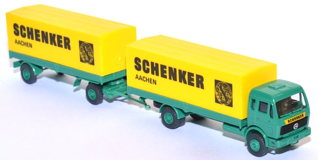 Mercedes-​​Benz NG 1632 Pritschenlastzug Schenker Aachen