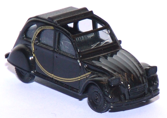 Citroen 2 CV 6 Ente Charleston offen schwarz