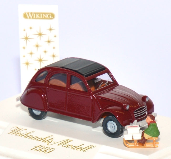 Citroen 2 CV Ente geschlossen Weihnachtsmodell 1999